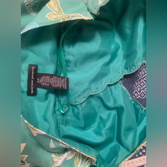 Spenser Jeremy green halter dress with lining - Picture 5 of 5